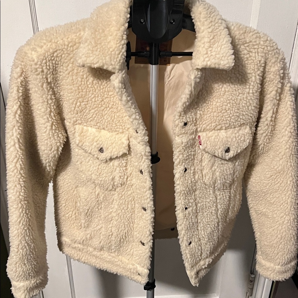 Levi's Beige Teddy Jacket